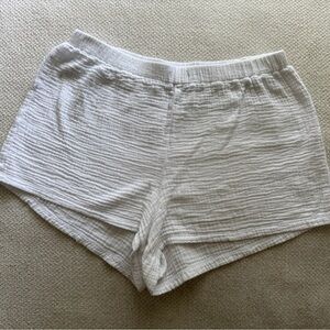 Sincerely Jules White Cotton Pijama Shorts